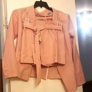 Two piece short suit set